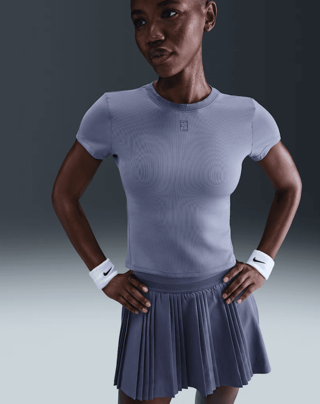 NikeCourt Advantage Women's Dri-FIT Short Sleeve Top (World Indigo)