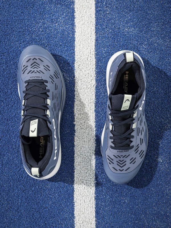 Head Motion Pro 1.5 Men Padel Shoes (Dark Blue / Cantaloupe Green)