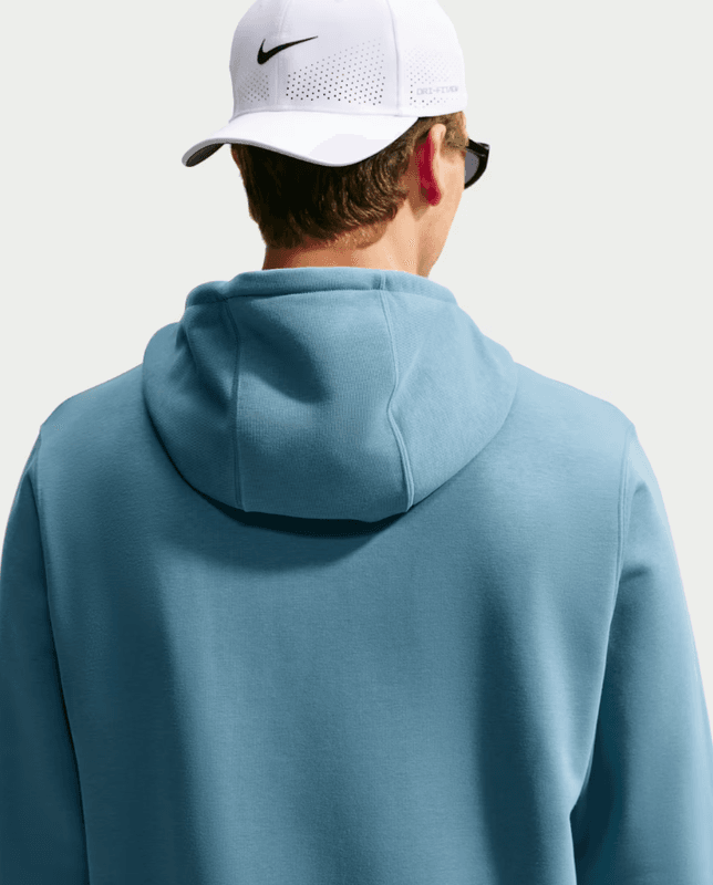 NikeCourt Heritage Men's Dri-FIT French Terry Tennis Pullover Hoodie (Smokey Blue / New Slate)