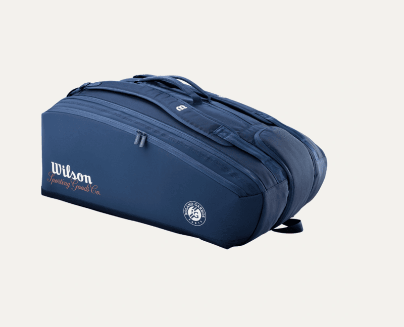 Wilson Roland Garros 2026 Session de Soiree Racket Bag 15 Pack (Navy)
