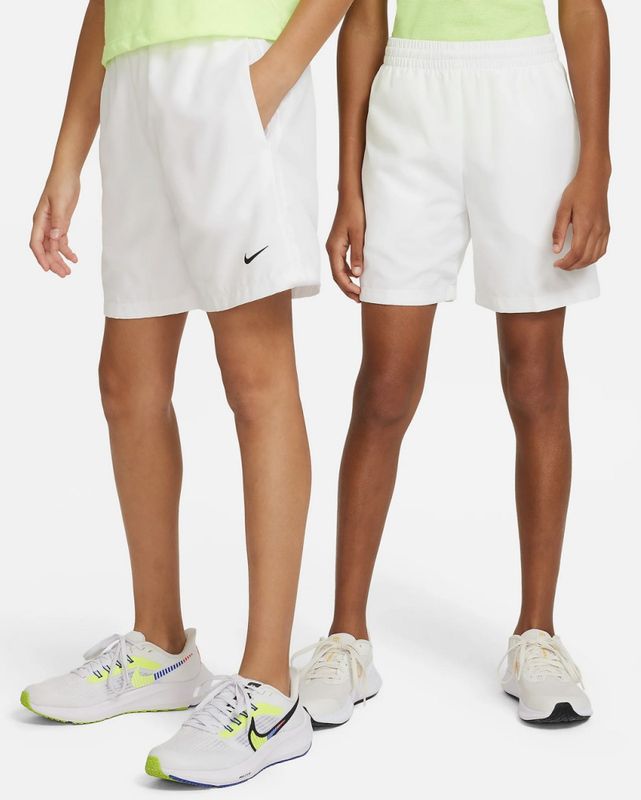 Nike Boy's Dri-FIT Multi Woven Shorts (Hvit)