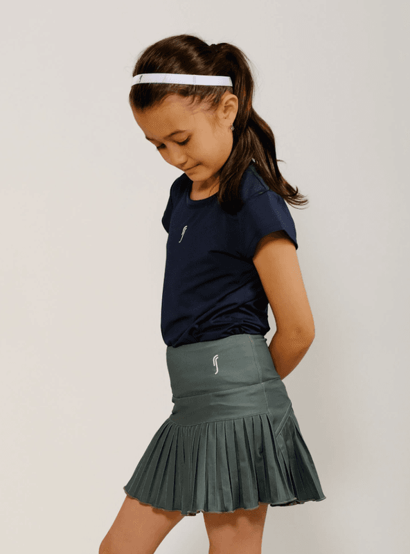 RS Girl's Performance Top - Mesh (Navy / White)