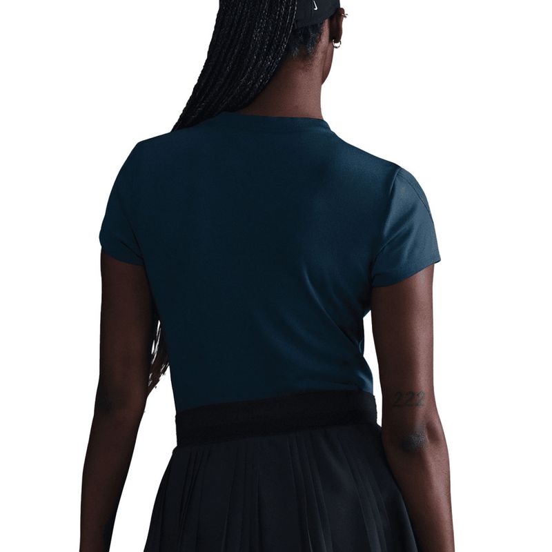 NikeCourt Advantage Women's Dri-FIT Short Sleeve Top (Armory Navy)
