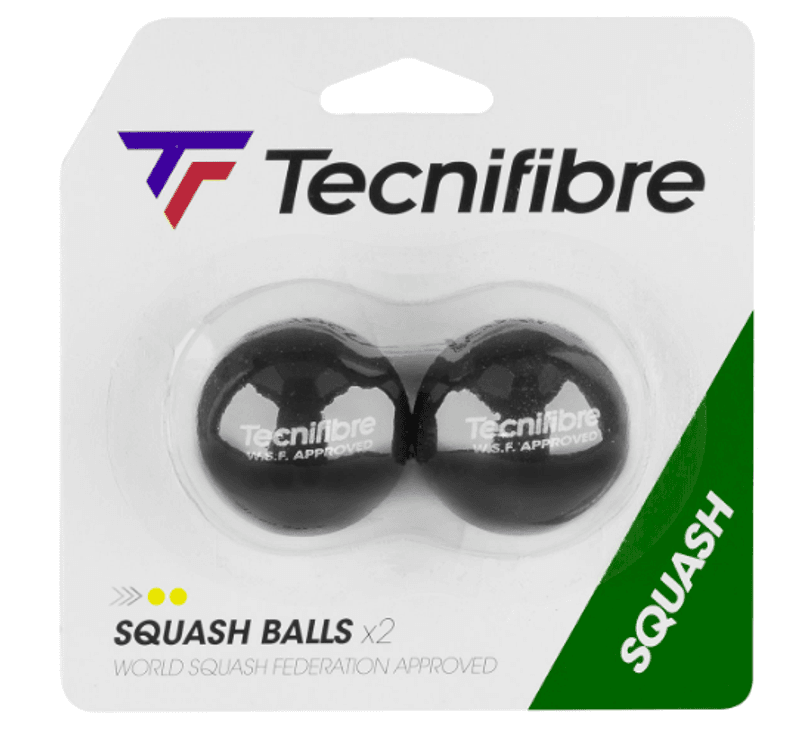 Tecnifibre Double Yellow Squashballer (2stk)