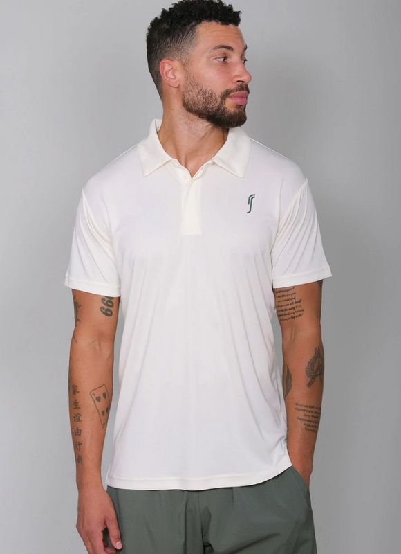 RS Men's National Team Polo (Court White / Court Green)
